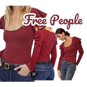 Free People Penelope Striped Long Sleeve